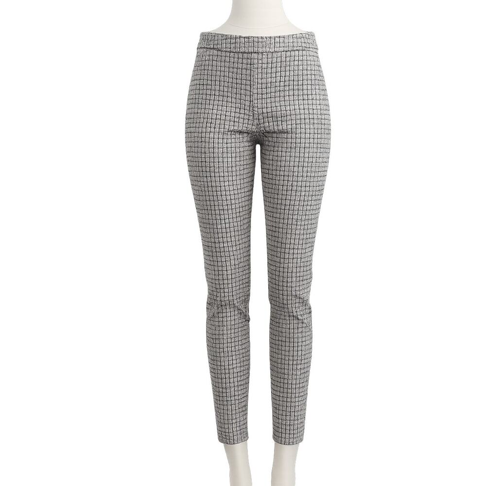 Adrianna Papell Geometric Print Skinny Ankle Pants - Size 4